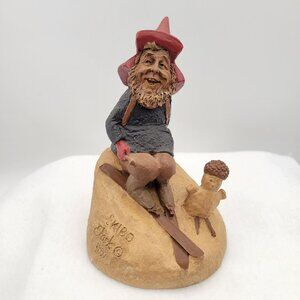 Tom Clark Walt Gnome SKIBO Skiing Gnome Figurine 1987 Signed & Numbered #22